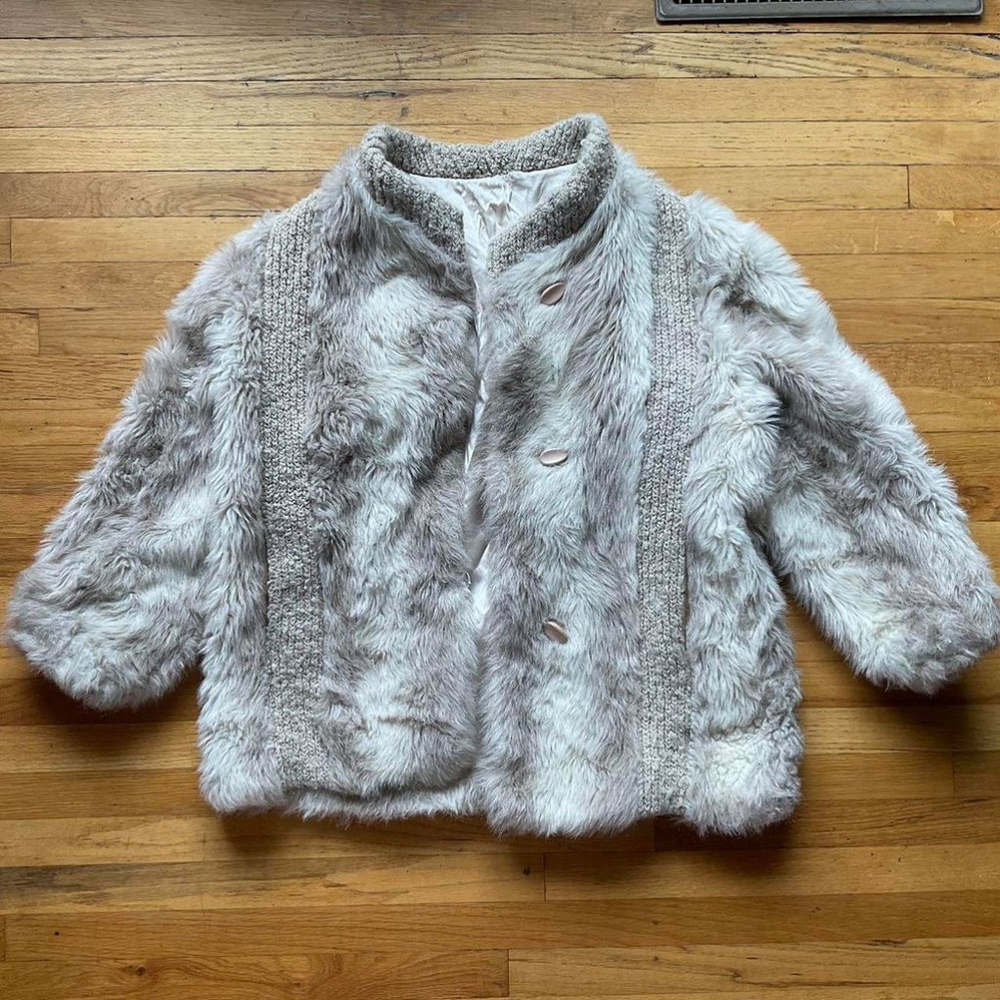 Faux fur coat